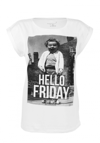 (w) T-Shirt Be Famous HeFriday - Gre: M