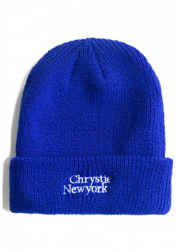 Mtze Chryste NYC Classic Logo royal blue