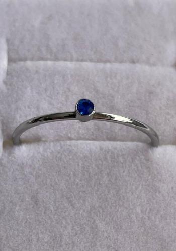 (w) Ring Amelie blau/silber 