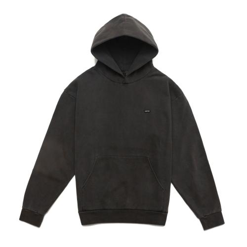 Hooded Chrystie NYC Small Patch pigment black