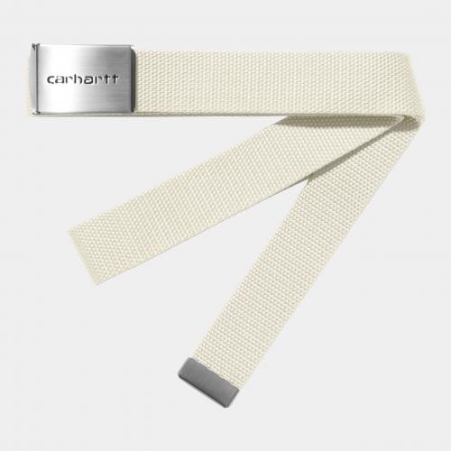 Grtel Carhartt WIP Clip Belt Chrome wax