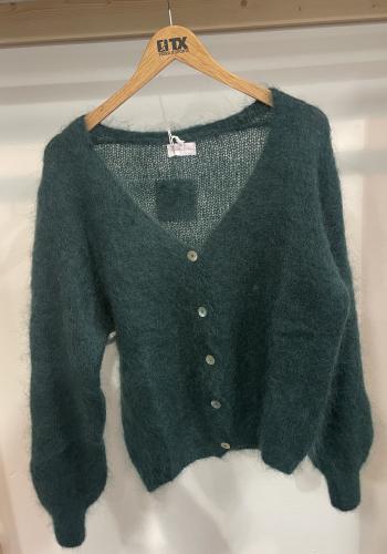 (w) Cardigan 82257 tannengrn