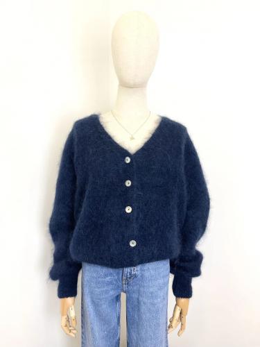 (w) Cardigan 82257 marineblau